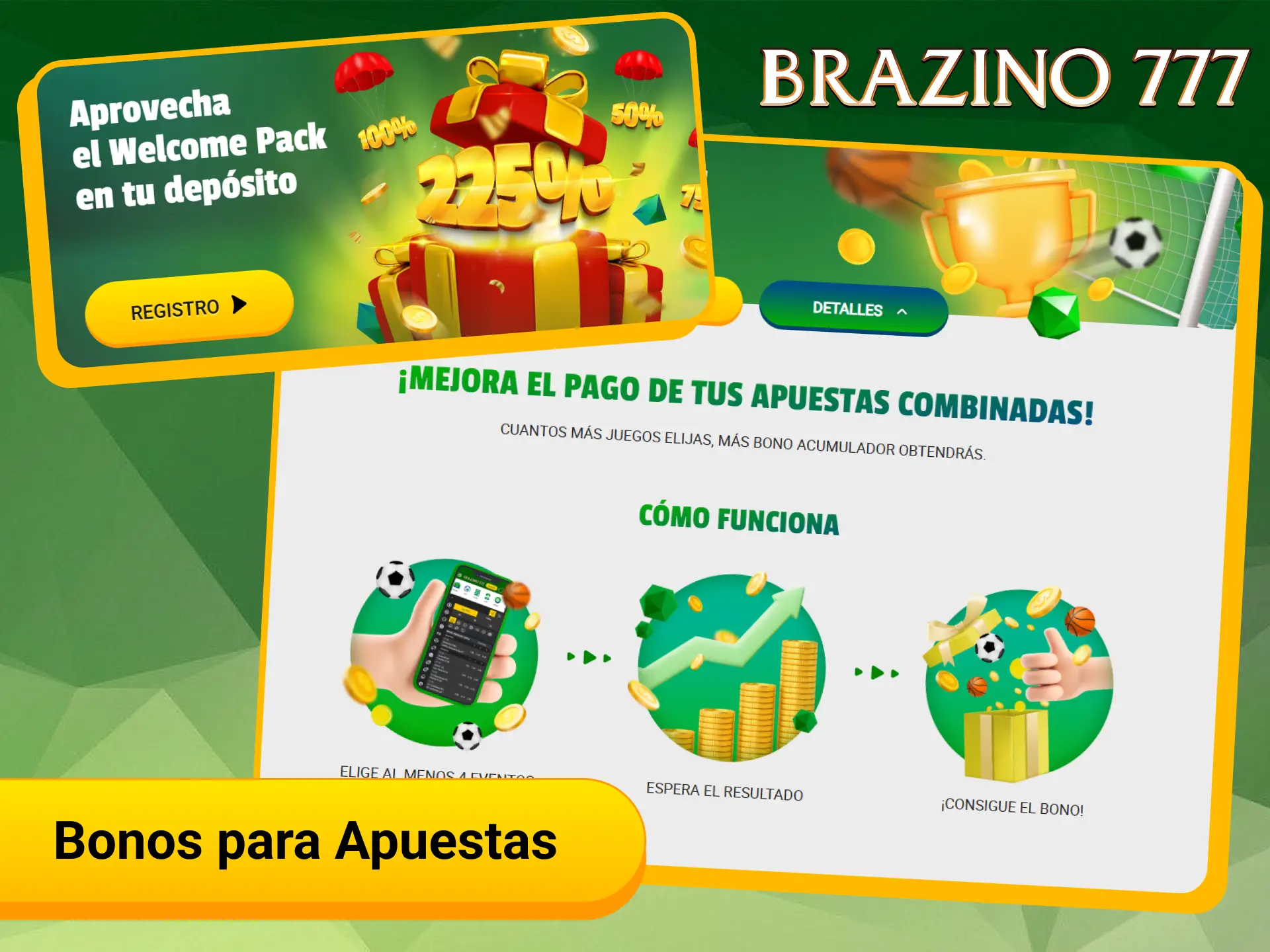 Reclamá los bonos para apuestas de fútbol en Brazino777.