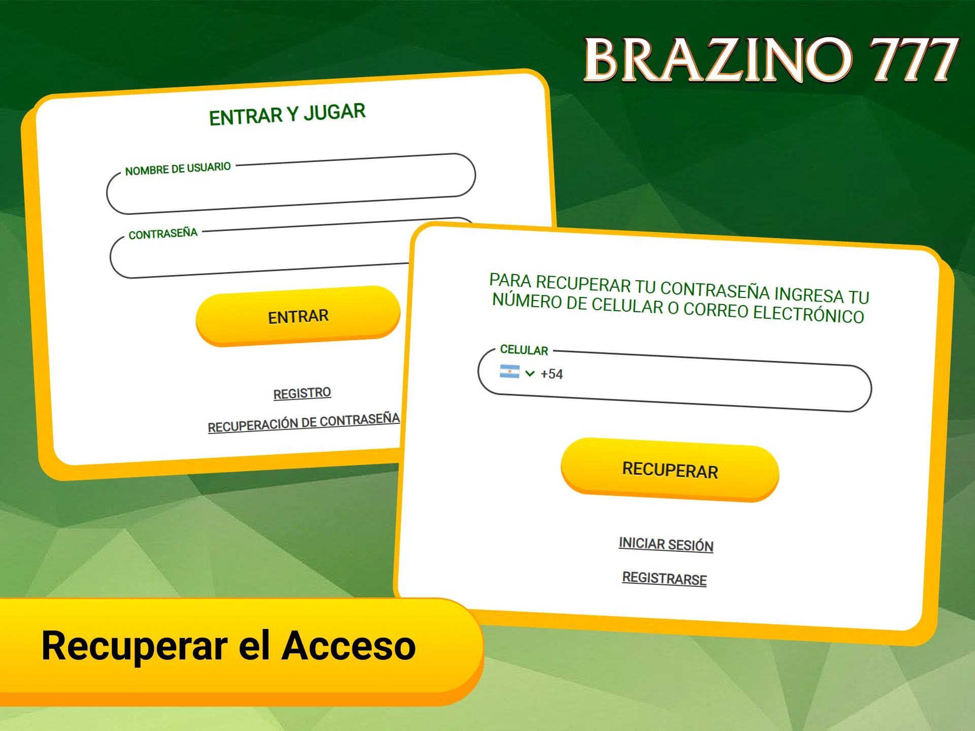 Recupera el acceso a tu cuenta de Brazino777 restableciendo la contraseña olvidada.
